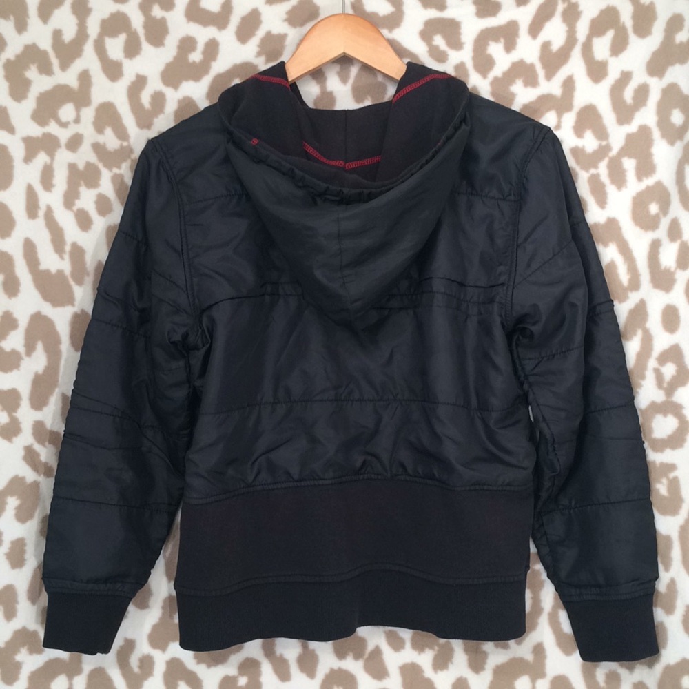 DKNY boys L Black hooded jacket (547) - Picture 2 of 7